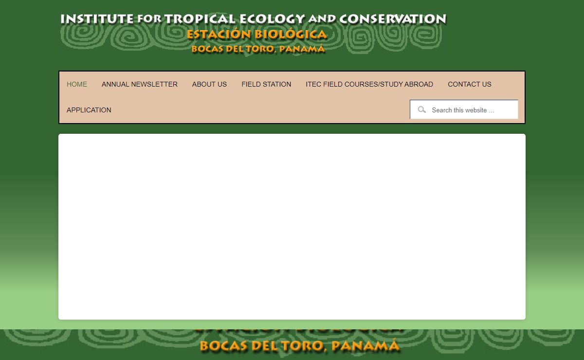 Institute for Tropical Ecology and Conservation - Education, Research, Conservation, Community Service