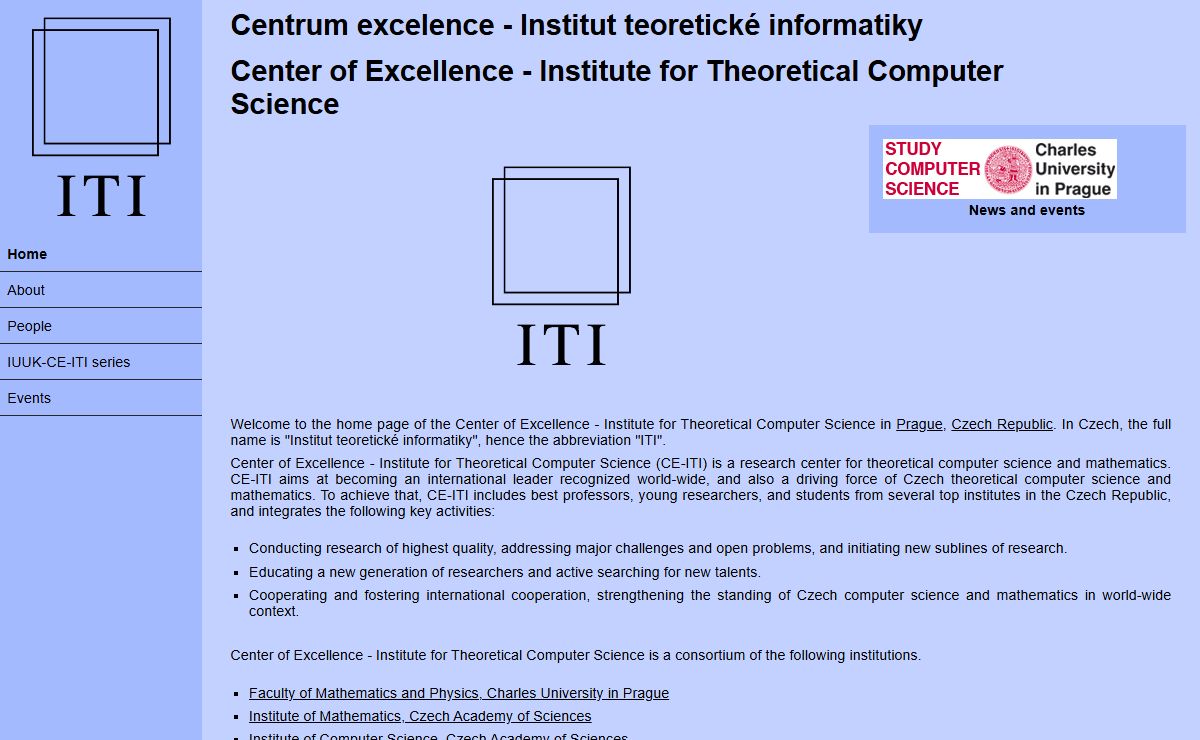 CE-ITI Homepage