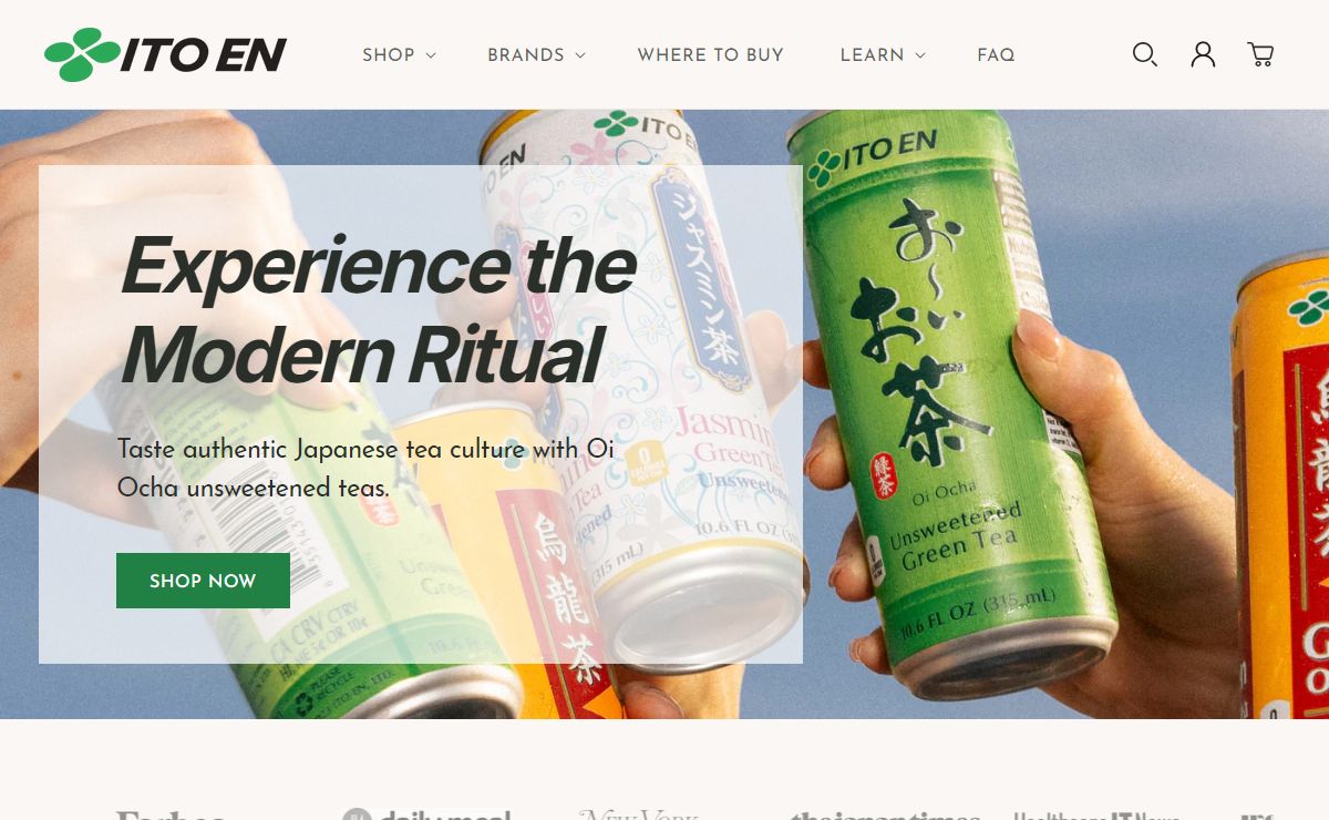 Organic Japanese Green Tea | Online Green Tea Store – ITO EN