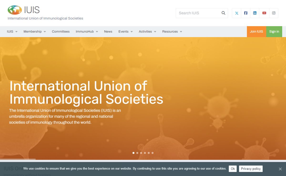 IUIS » International Union of Immunological Societies