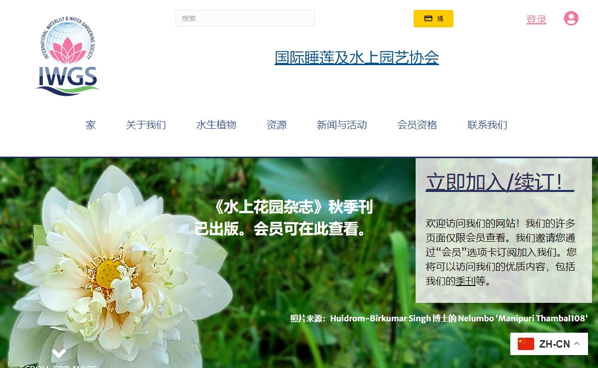 Homepage - International Waterlily & Water Gardening Society