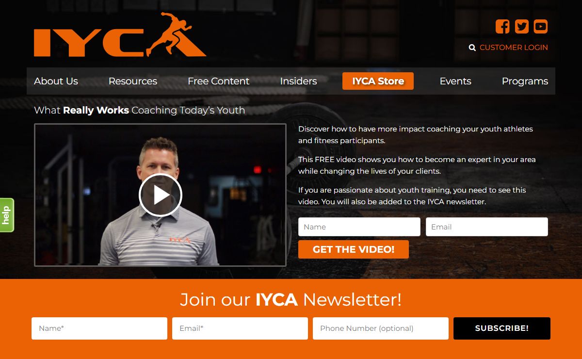 IYCA - The International Youth Conditioning AssociationHome New - IYCA - The International Youth Conditioning Association