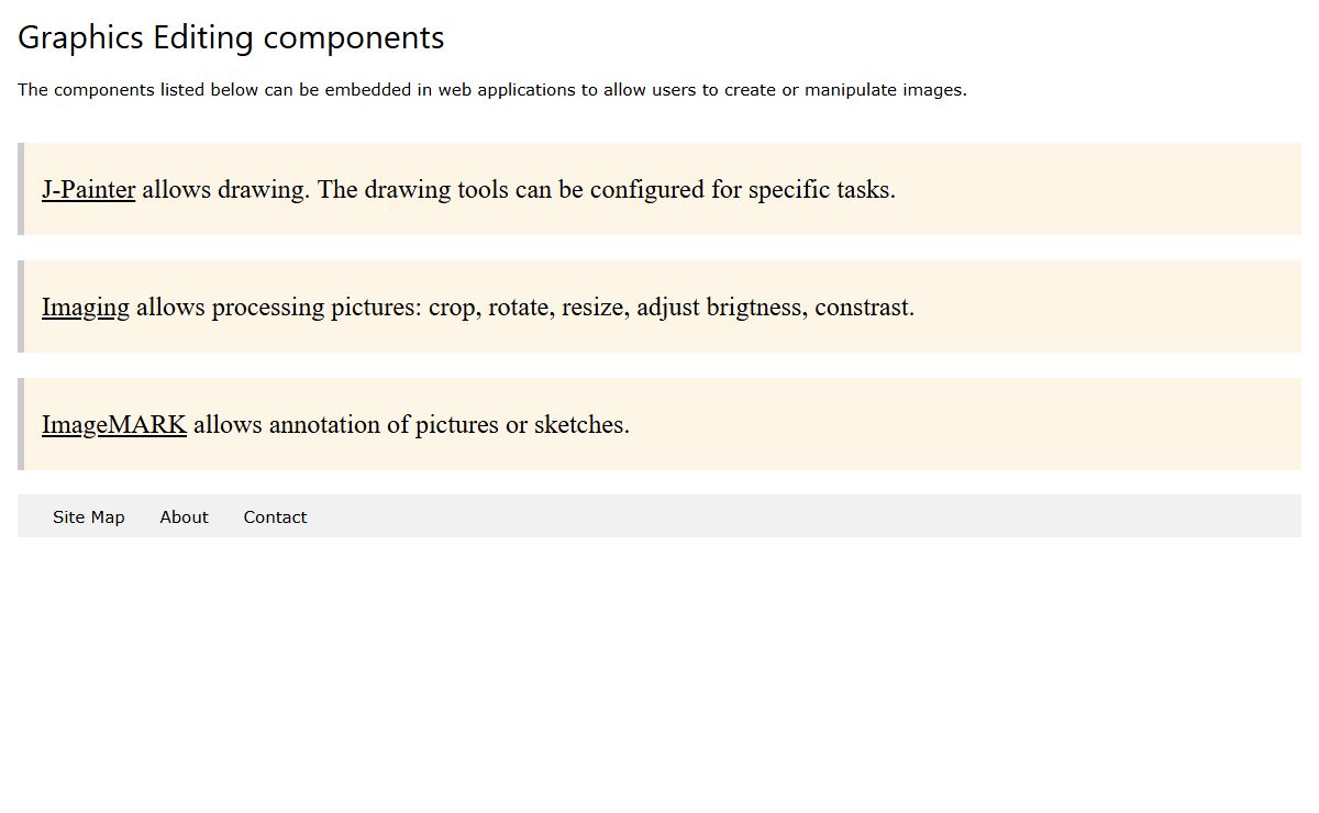 Components for Drawing and Image editing