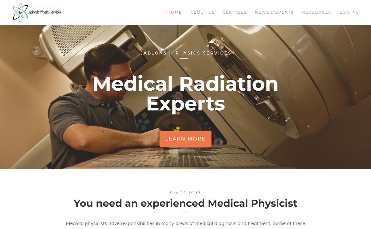 Jablonski Physics Services | Medical Radiation Experts