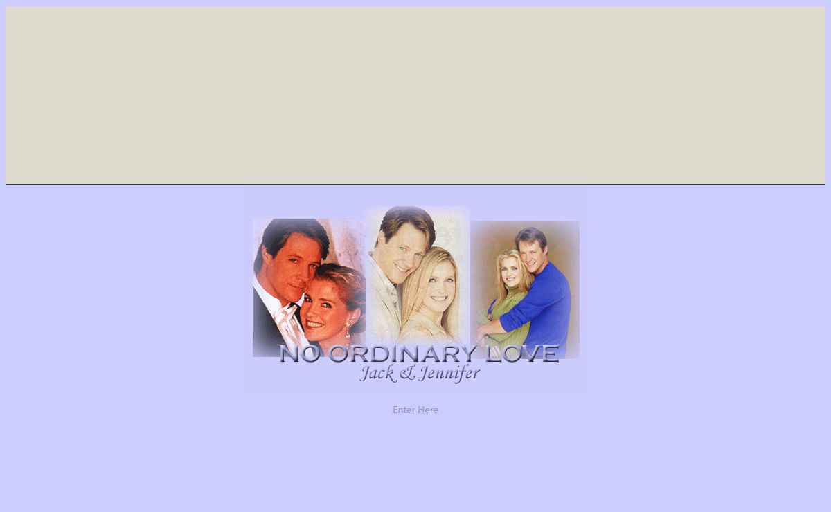 No Ordinary Love: Jack and Jennifer