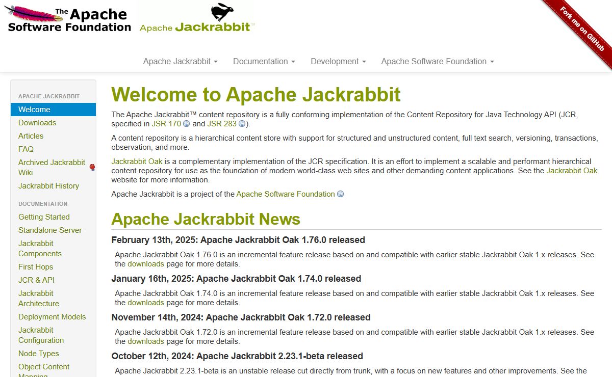 Apache Jackrabbit – Welcome to Apache Jackrabbit