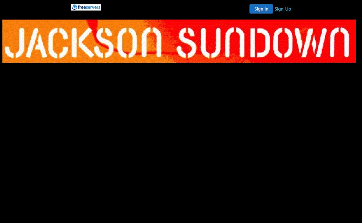 Jackson Sundown: Welcome to Country Towers.