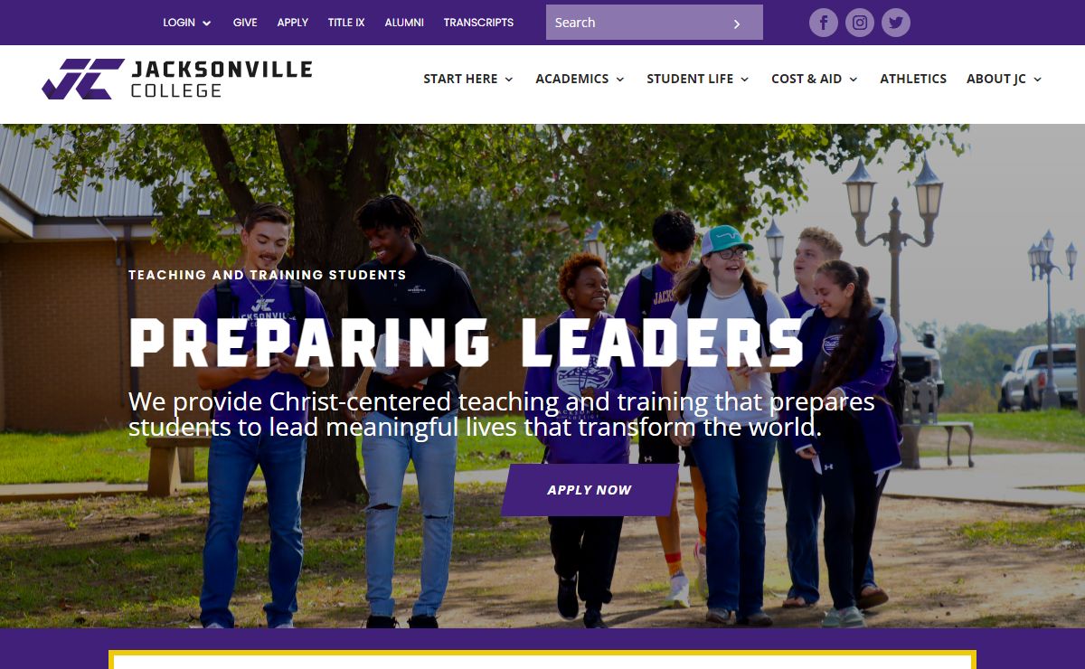 Jacksonville College | The Oldest Texas Christian Junior College