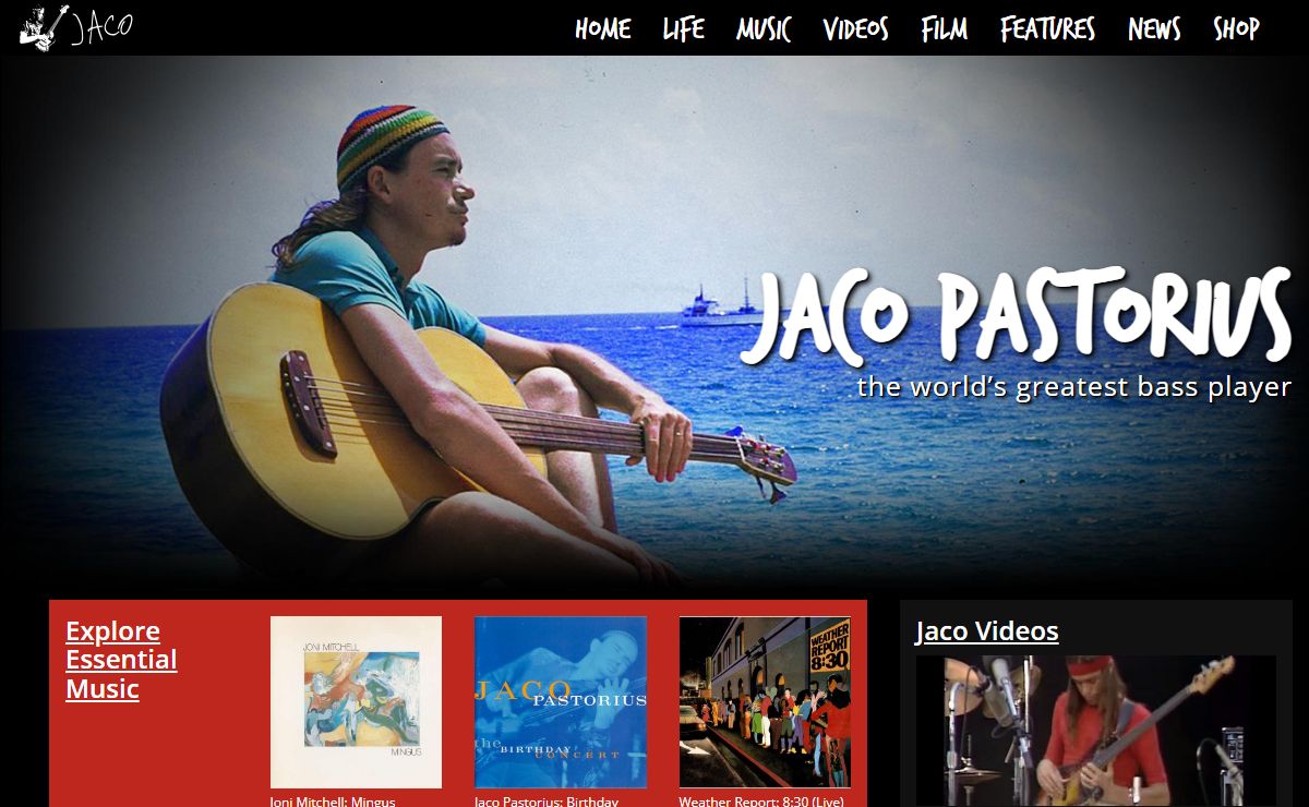 Home | Jaco Pastorius