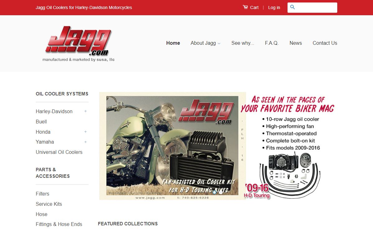 Jagg Oil Coolers for motorcycles