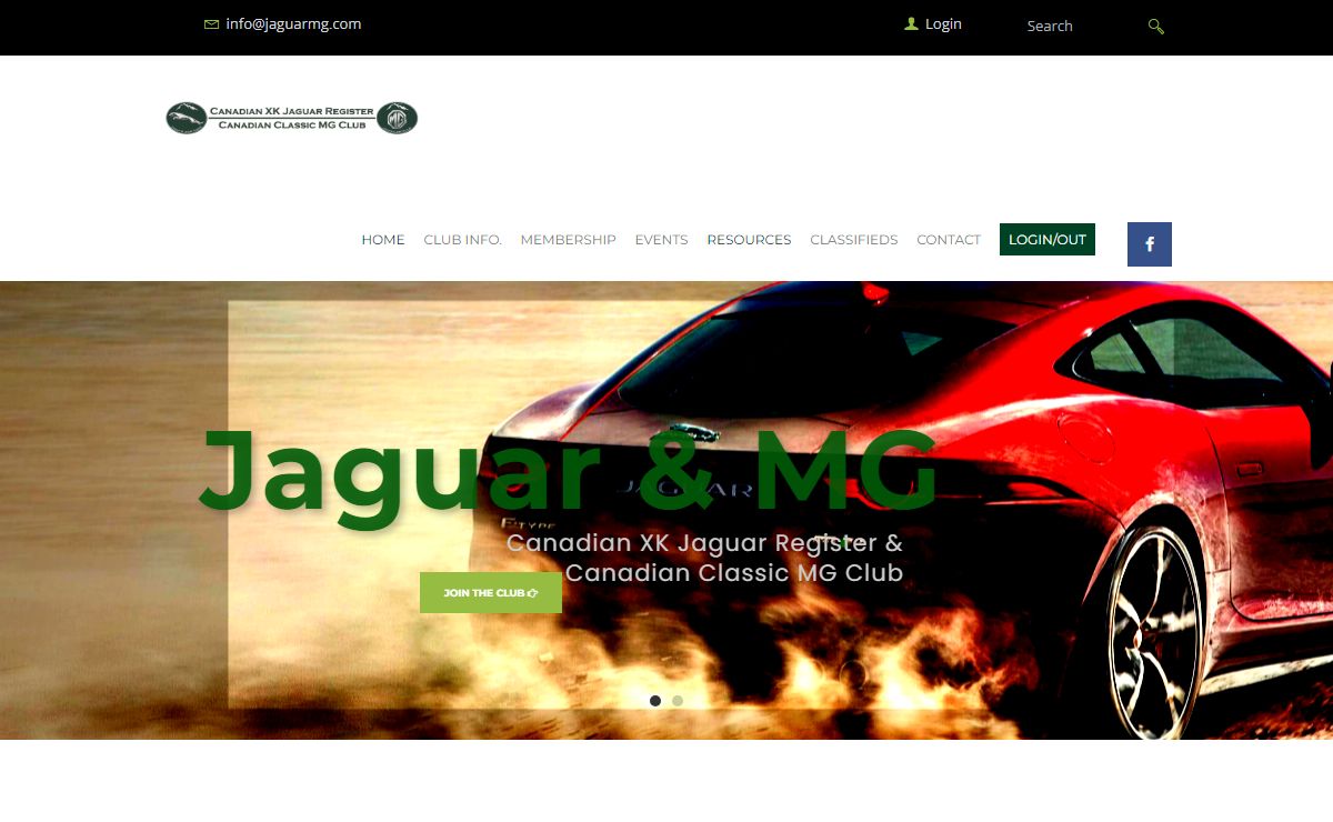 Canadian XK Jaguar Register and Canadian Classic MG Club