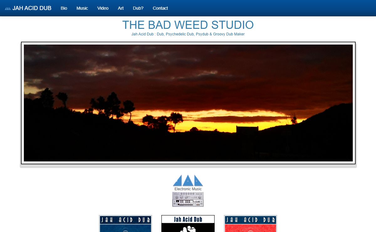 JAH ACID DUB and the BAD WEED STUDIO - DUB - MUSIC - VIDEO - MUSIQUE - GALERIE D'ART