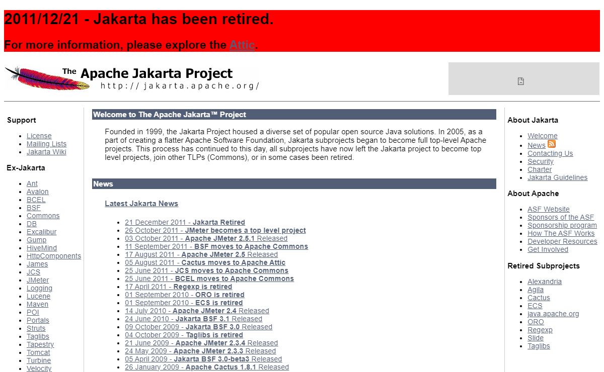 The Jakarta Site - The Apache Jakarta™ Project -- Java Related Products