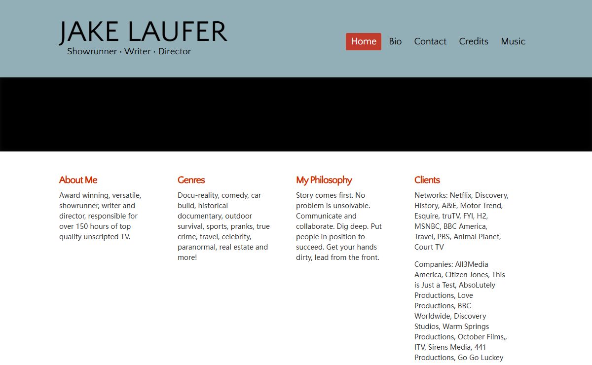JAKE LAUFER | Showrunner • Writer • Director