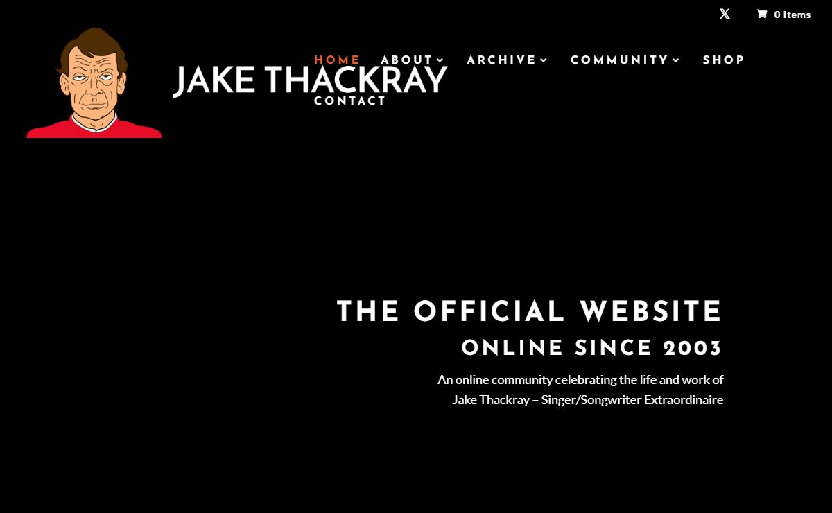 Home | The Official Jake Thackray Website