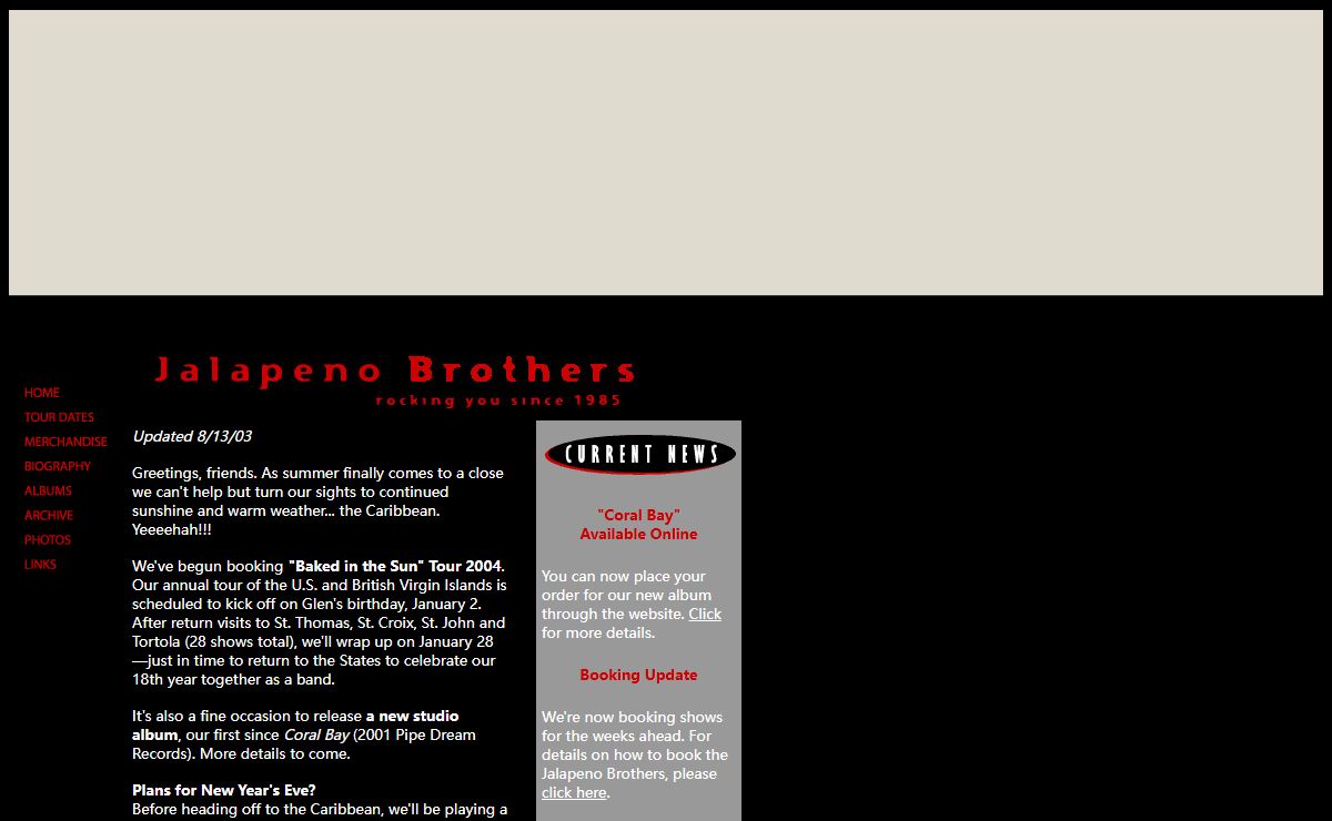 Official Jalapeno Brothers Home Page