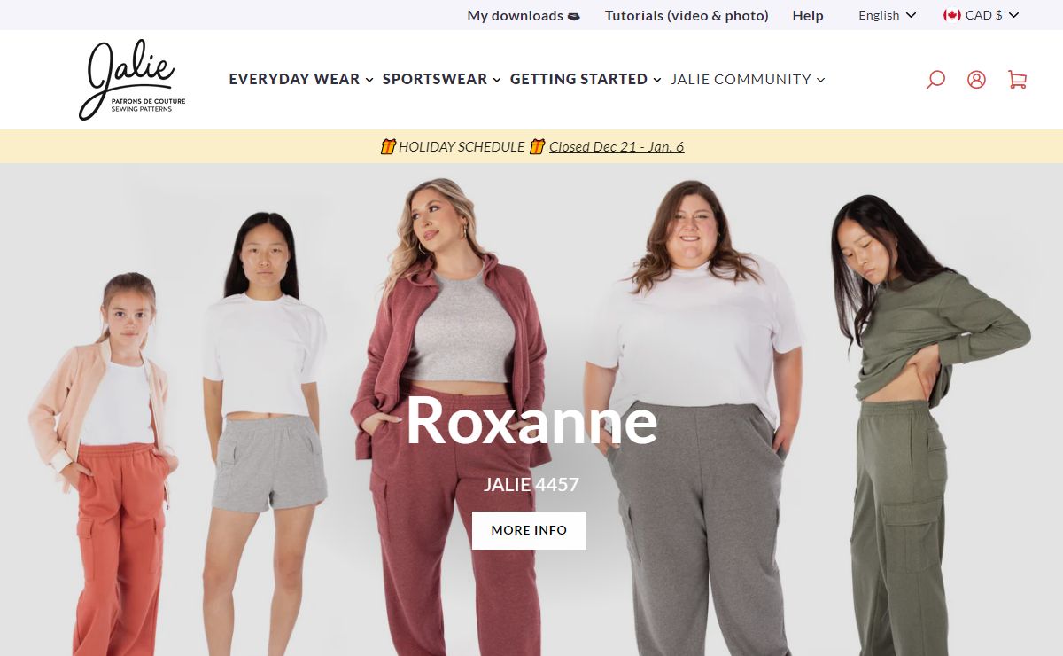 Jalie - Quality sewing patterns for everyone