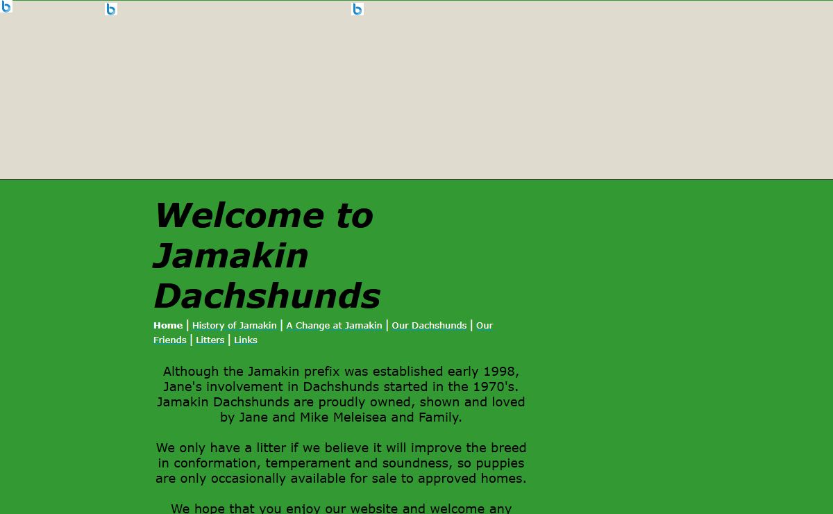 Welcome to Jamakin Dachshunds