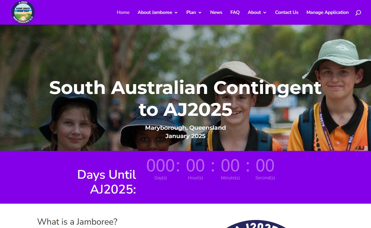 South Australian Contingent to AJ2025 | 26th Australian Jamboree