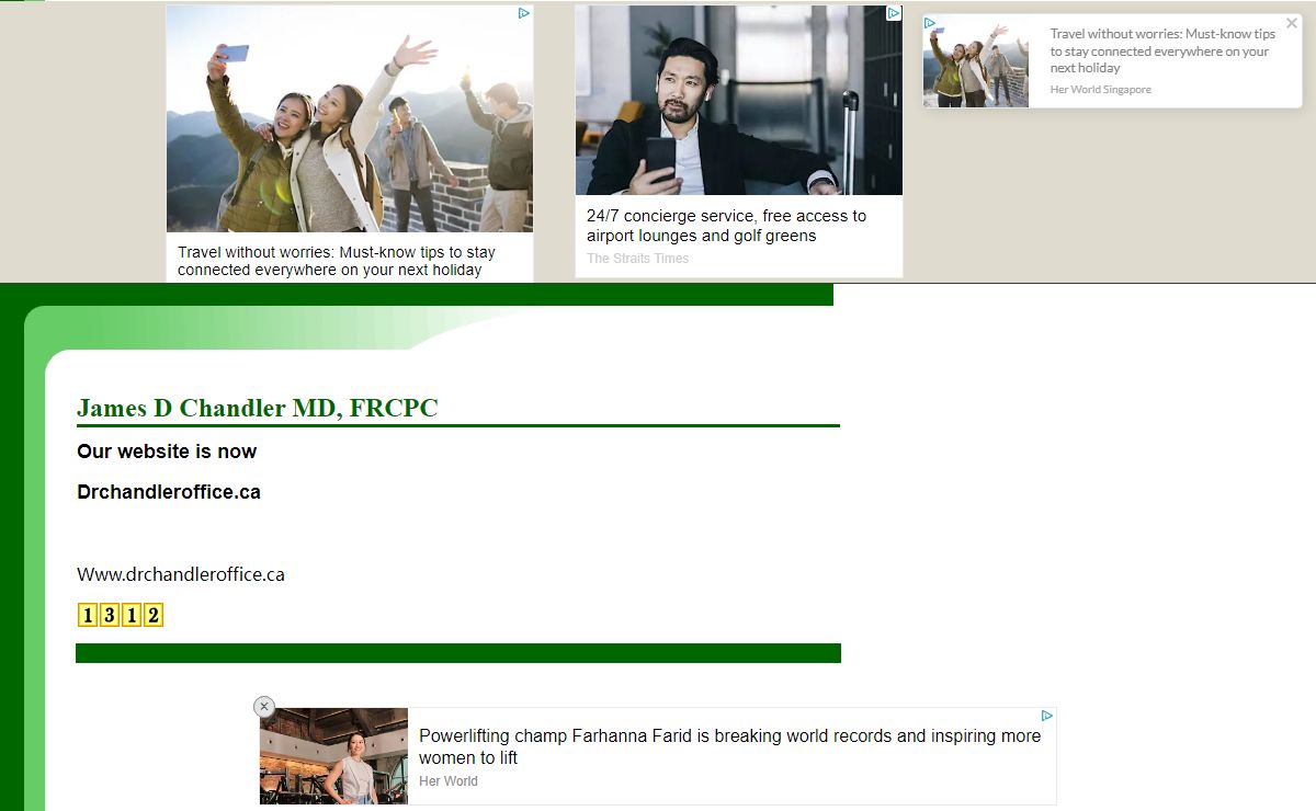 James D Chandler MD, FRCPC