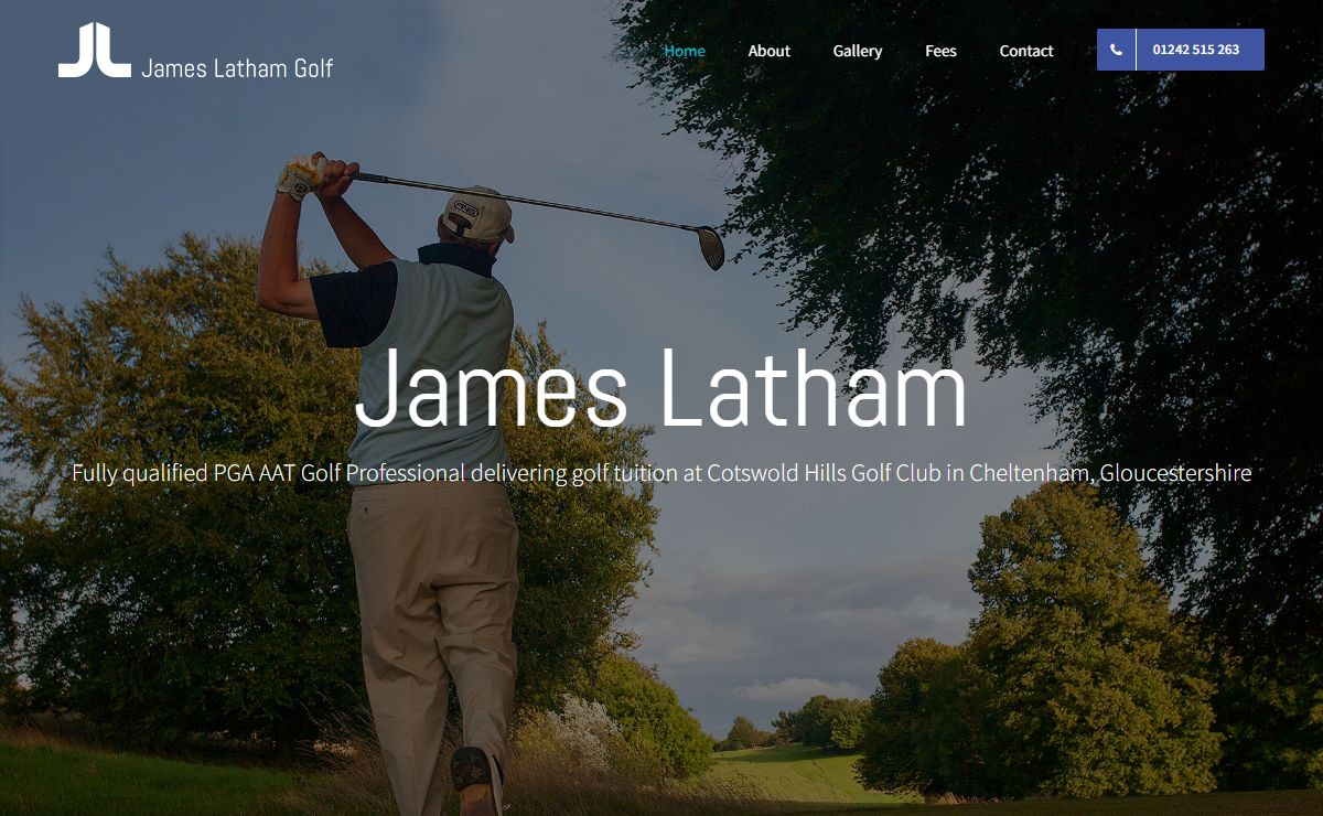 Professional Golf Tuition, Cheltenham | James Latham Golf
