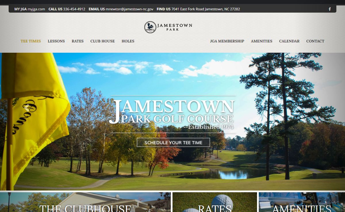 Schedule A Tee Time | Jamestown Park Golf Course