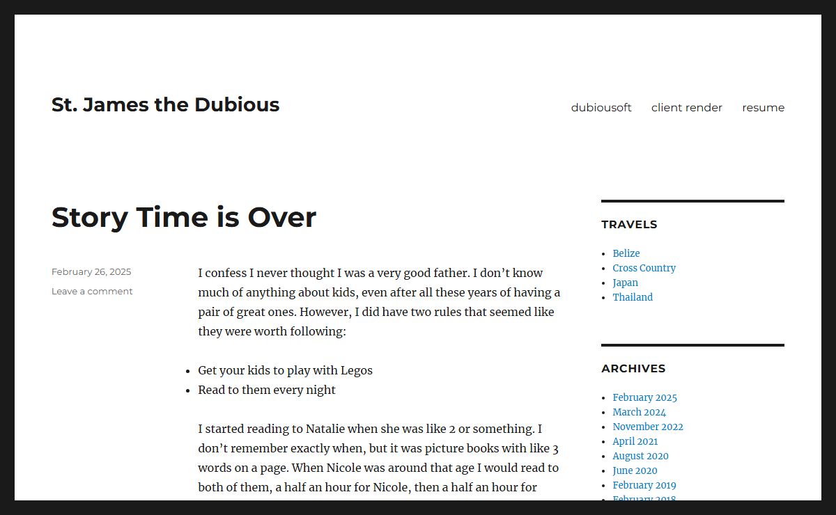 St. James the Dubious