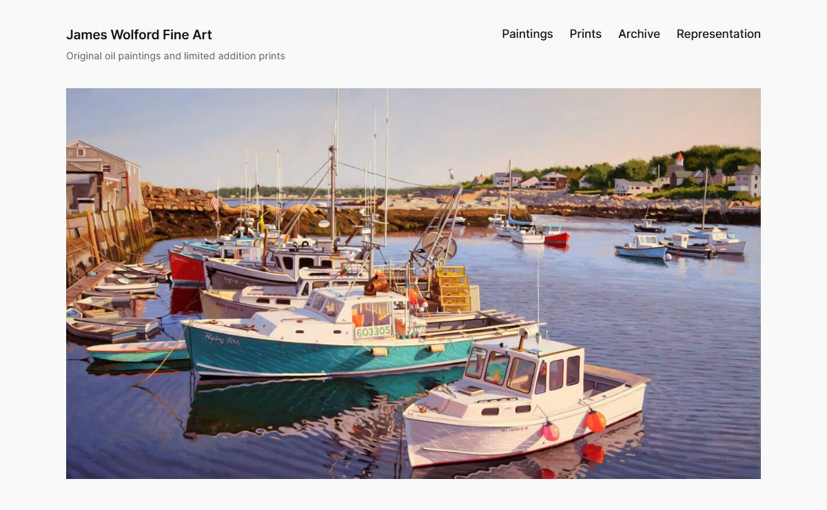 James Wolford Fine Art – Original oil paintings and limited addition prints