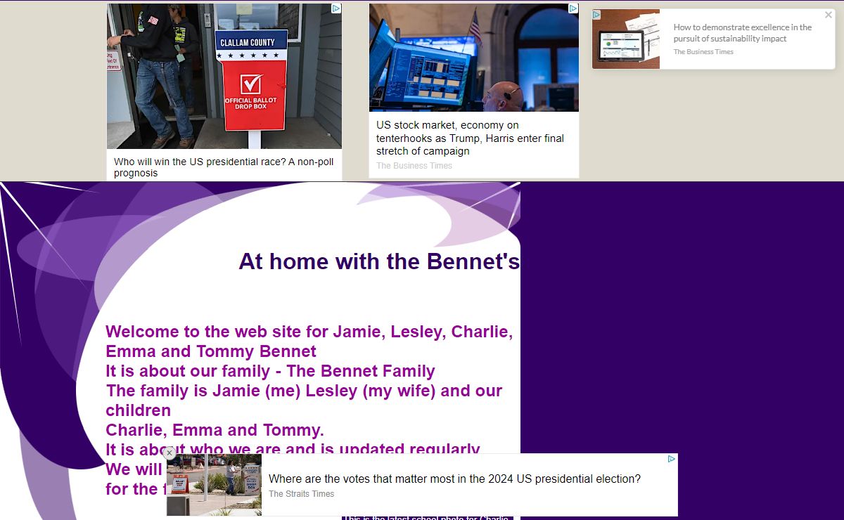 At home with the Bennet's