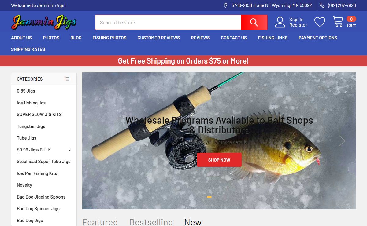 Fishing and Ice fishing jigs for walleye, bass, panfish, crappie, perch, trout, panfish, bluegill, and sunfish