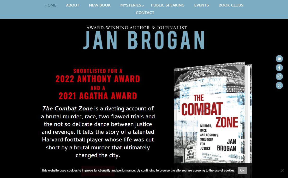 Author Jan Brogan