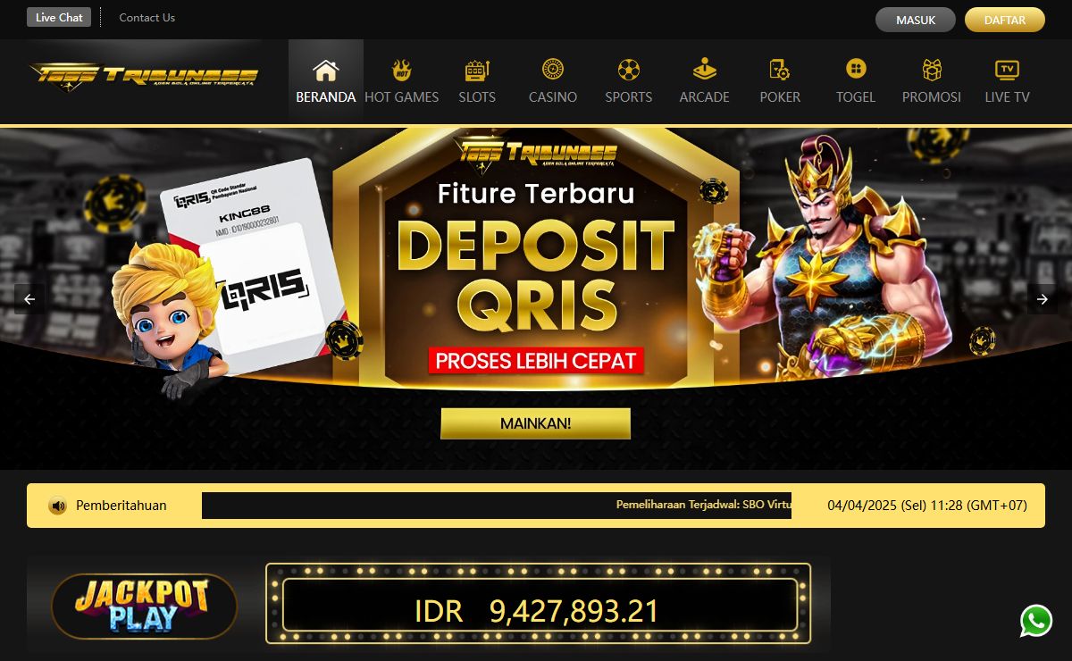 TRIBUN855: Situs Resmi Slot Online Tergacor Gampang Menang Maxwin