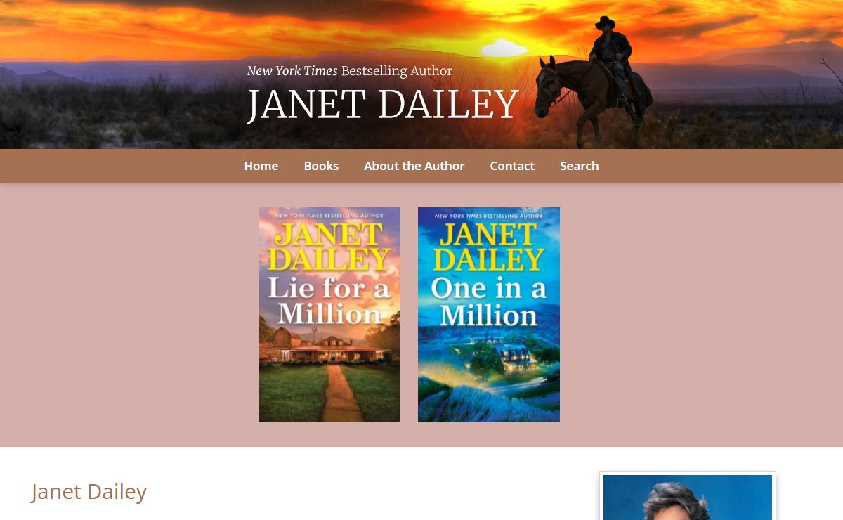 Janet Dailey | NYTimes Bestselling Romance Author - Janet Dailey