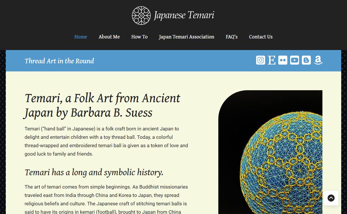 Temari Ball | Japanese Temari