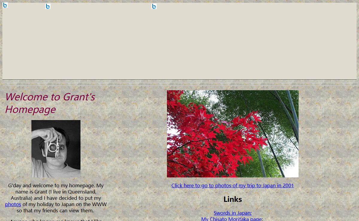 Grant's Homepage