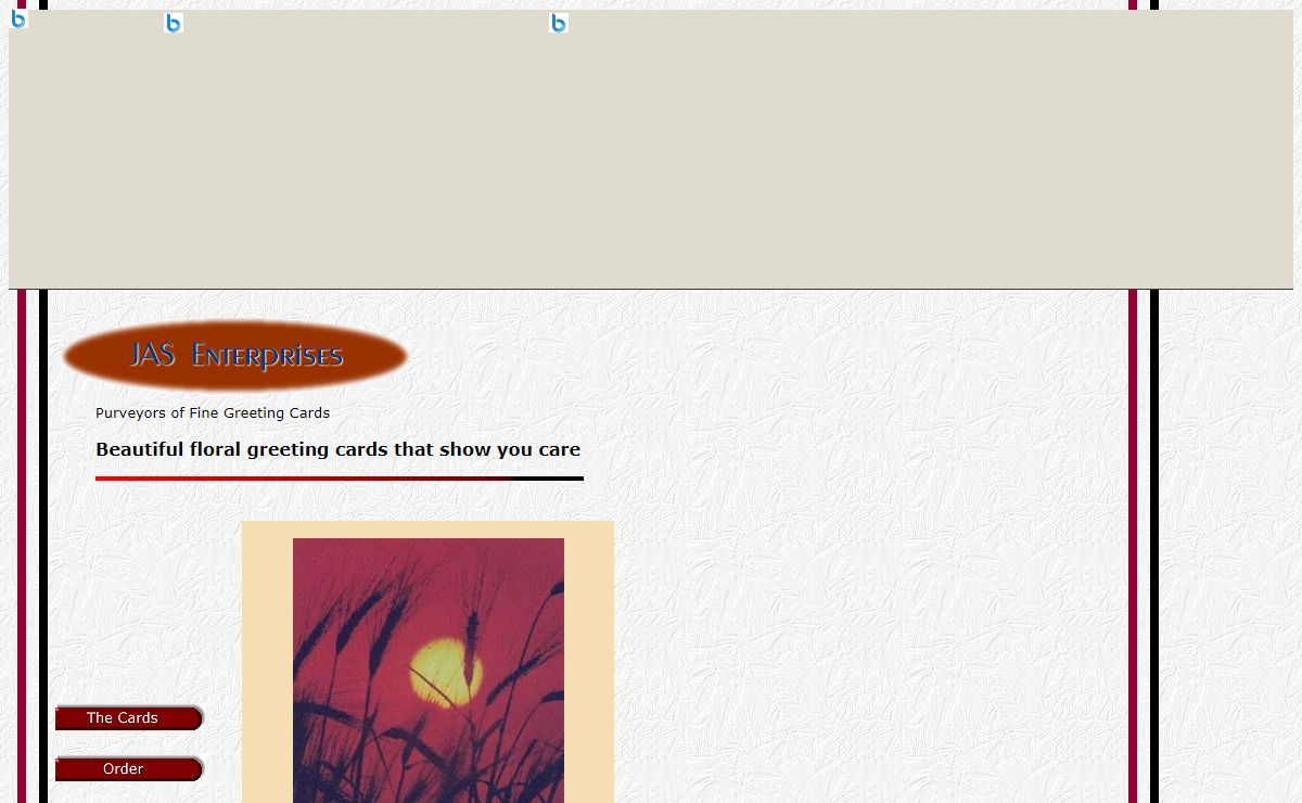 Greeting Cards and note cards from JAS Cards