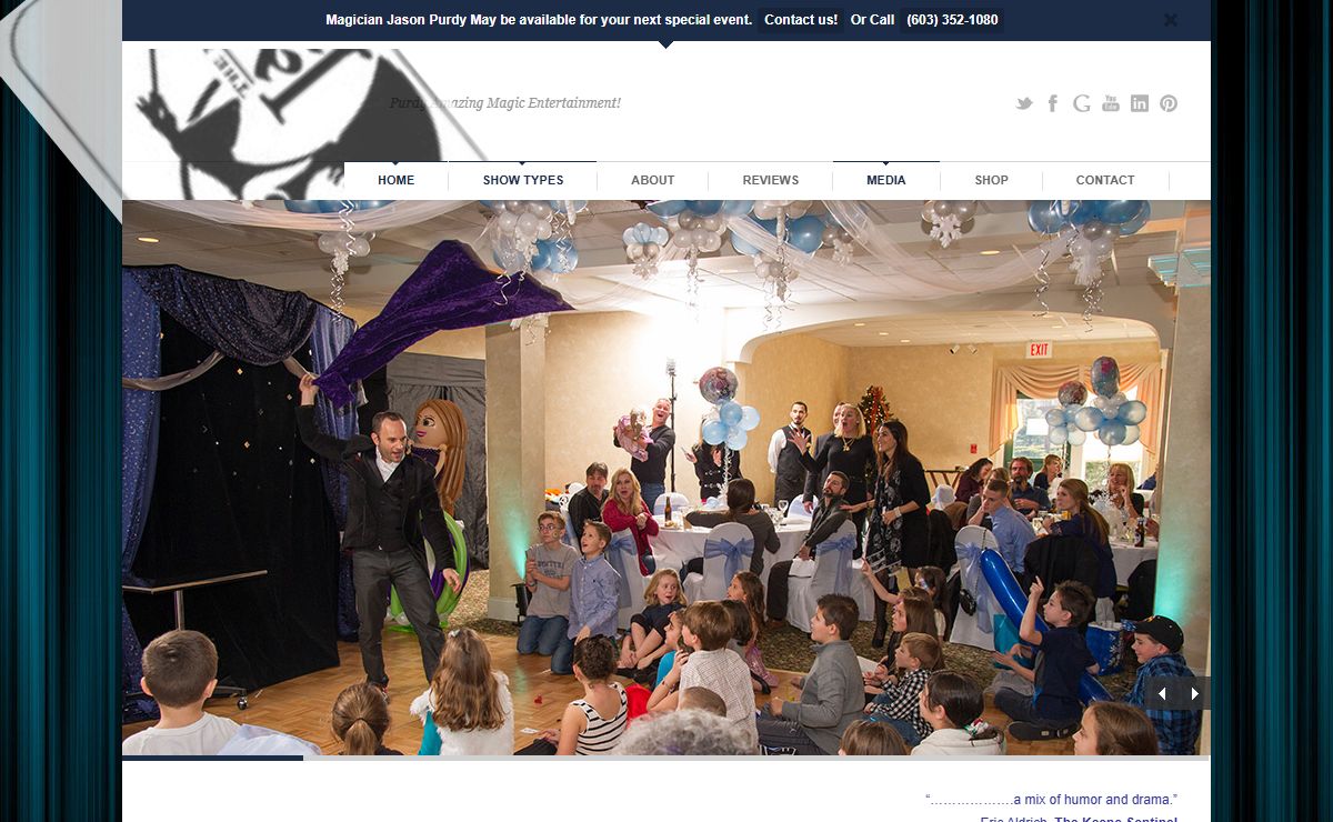 NH Magic, Magician Jason Purdy Illusionist | New England's Premier Magic ShowThe Magic of Jason Purdy Illusionist | Purdy Amazing Magic Entertainment!