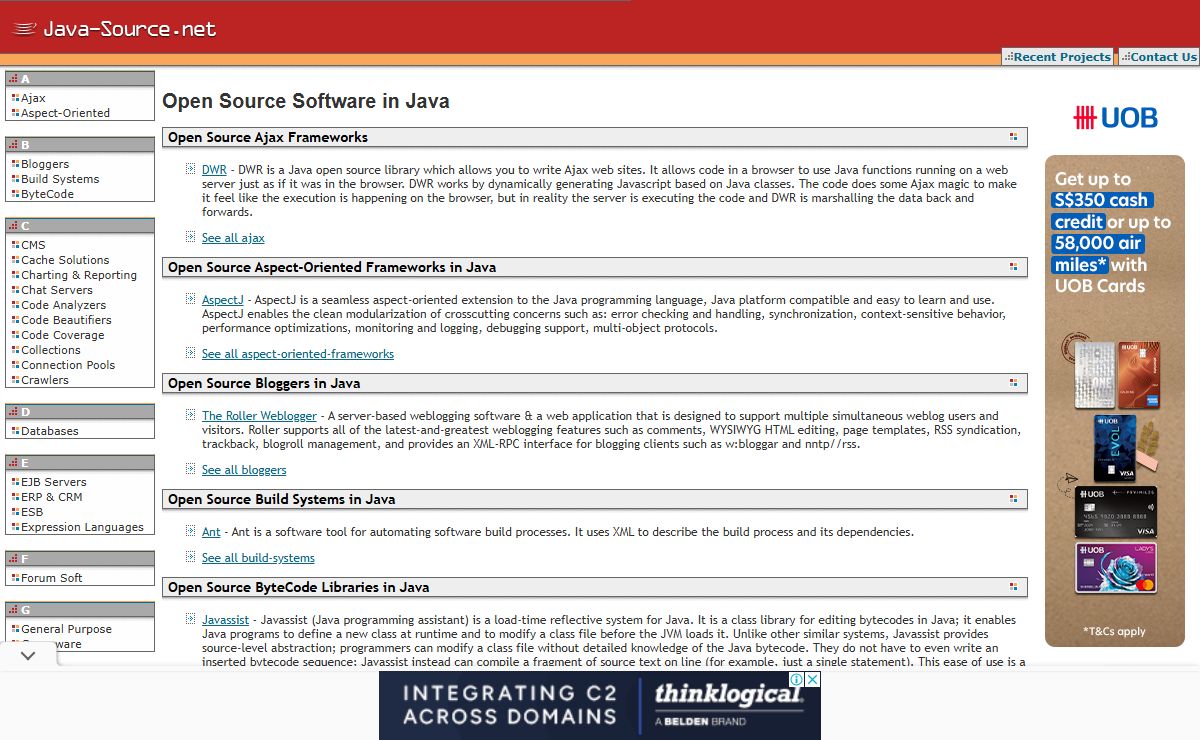 Open Source Software in Java