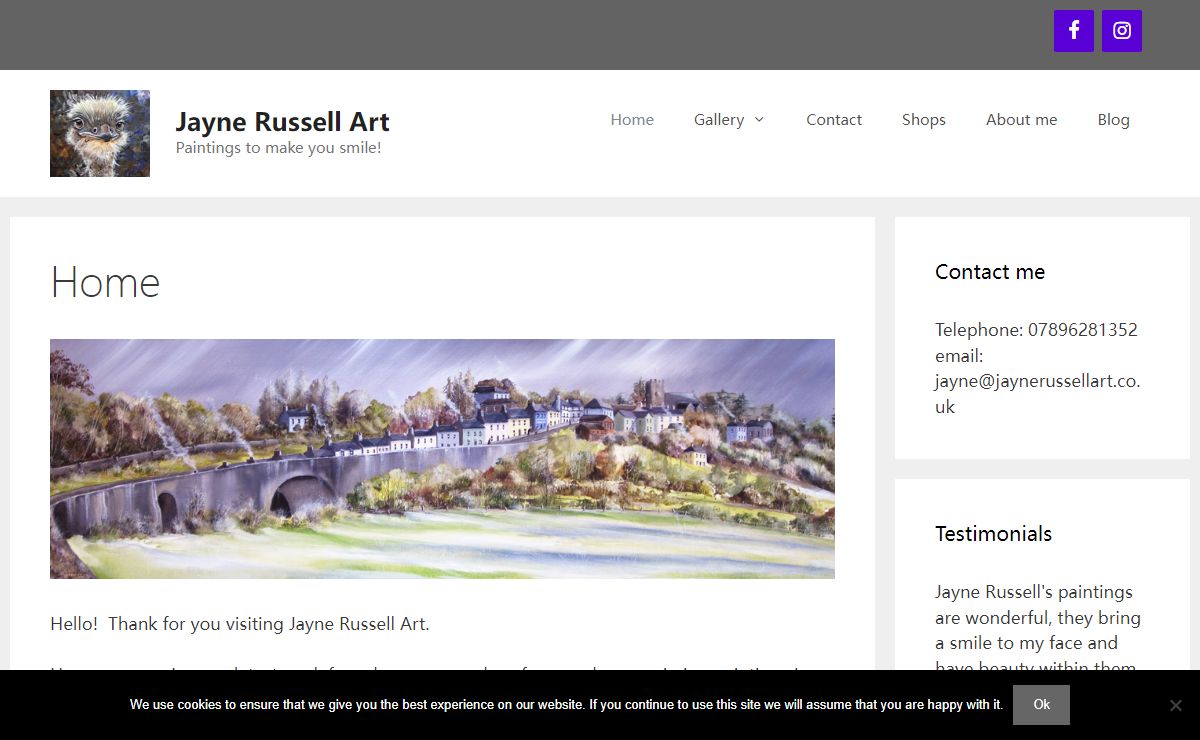 Jayne Russell Art – Paintings to make you smile!