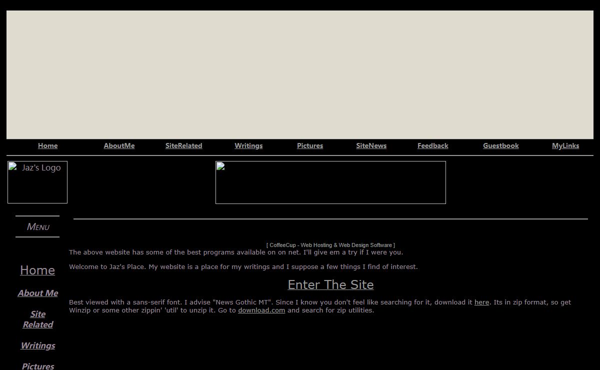 Jaz's Place - Powered By Life It Self - Main Page