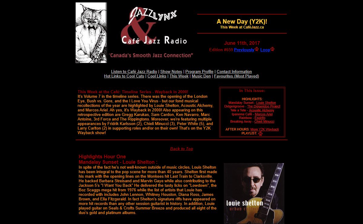 Wayback in 2000 - Timeline Series