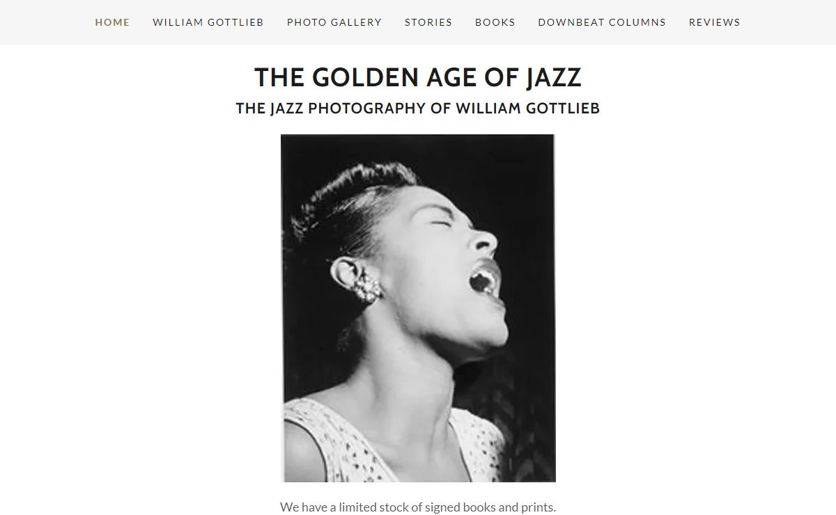 William Gottlieb, Ithaca, NY | Golden Age of Jazz
