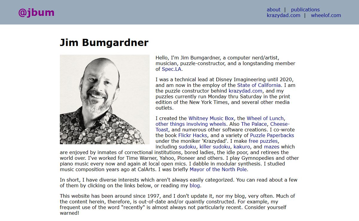 Jim Bumgardner / jbum.com