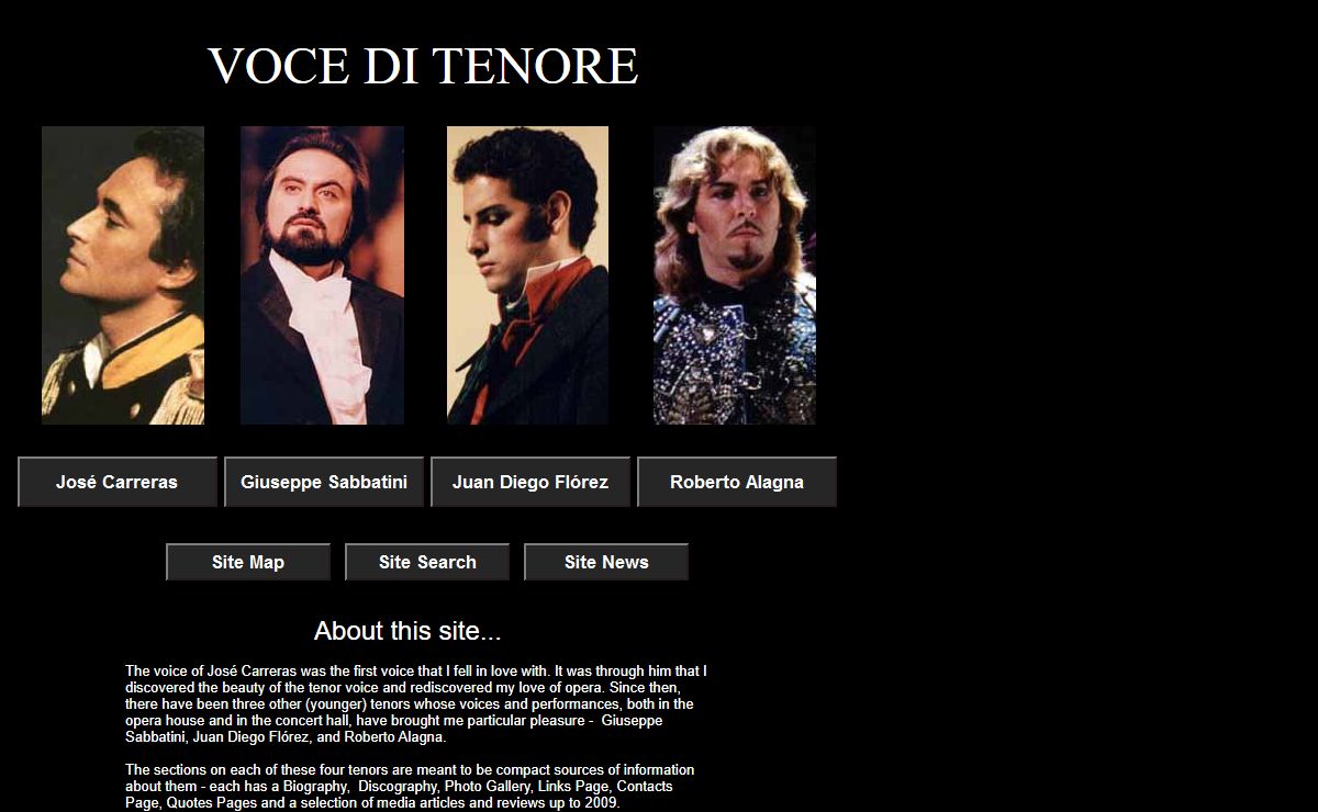 Voce di Tenore - Carreras, Sabbatini, Florez, Alagna