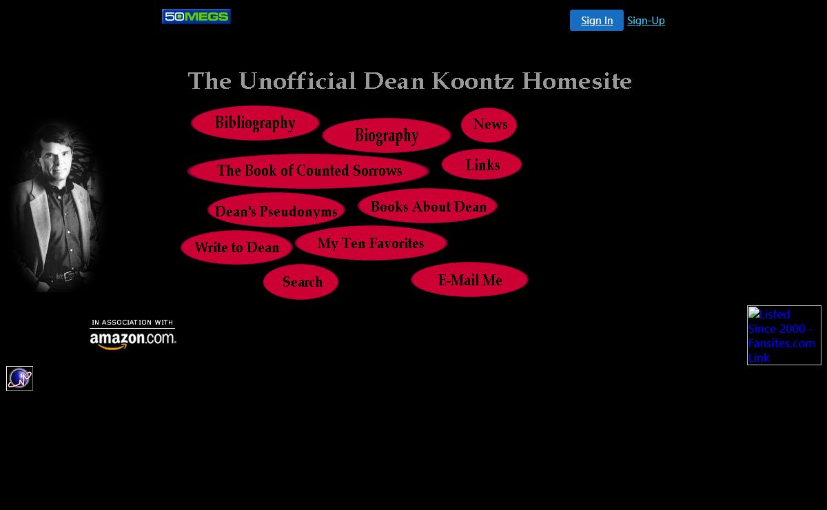 The Unofficial Dean Koontz Homesite