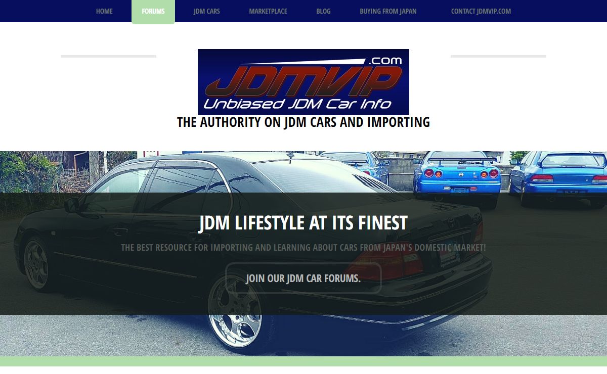 Japanese Used Cars and JDM Cars Import Authority