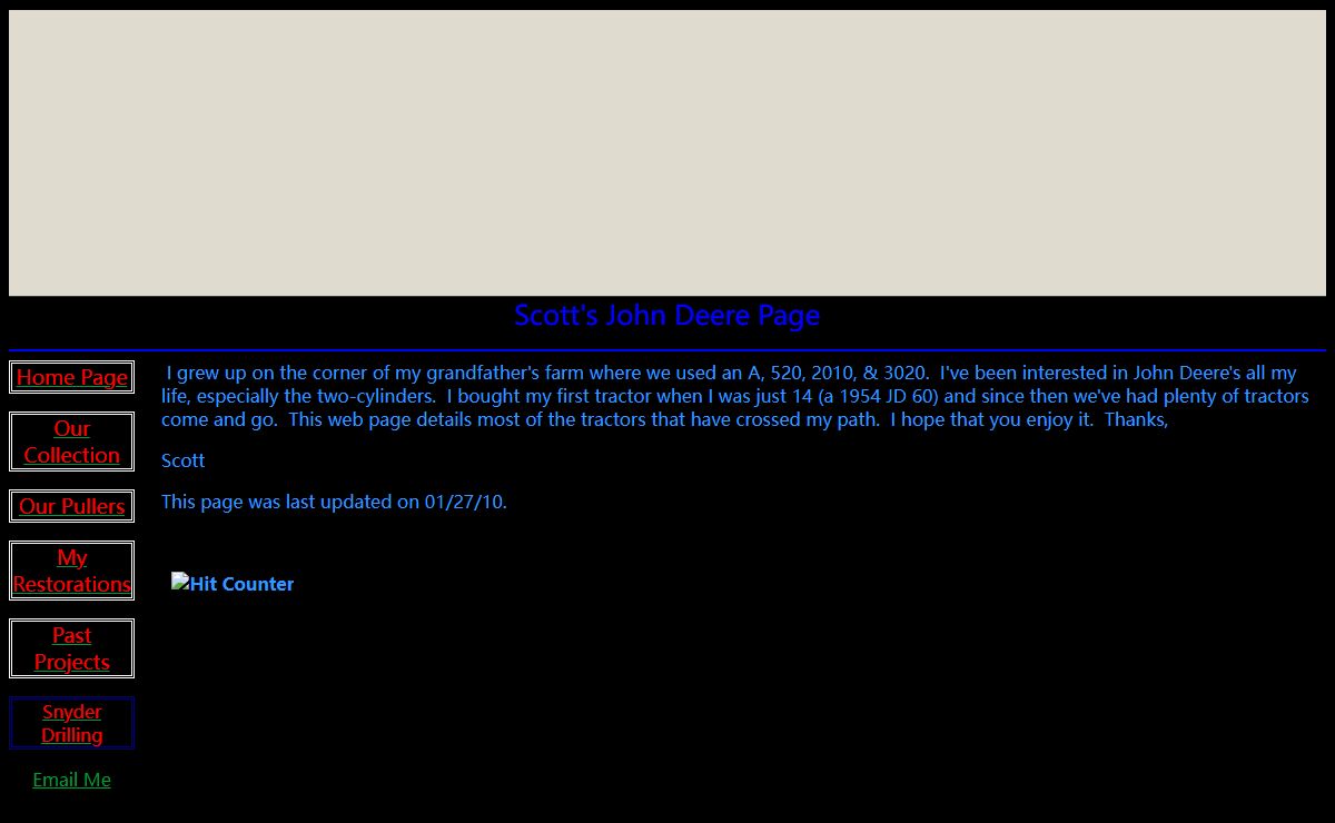 Scott's John Deere Page
