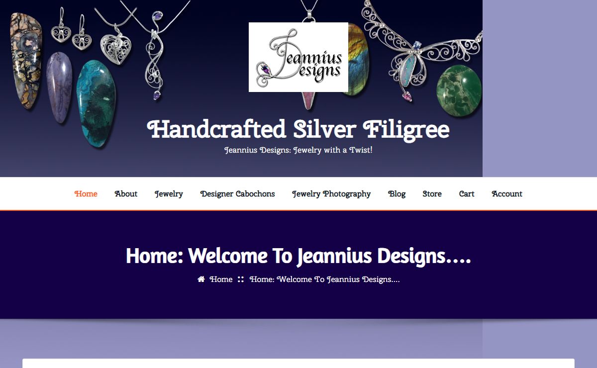 Home: Welcome To Jeannius Designs…. – Handcrafted Silver Filigree