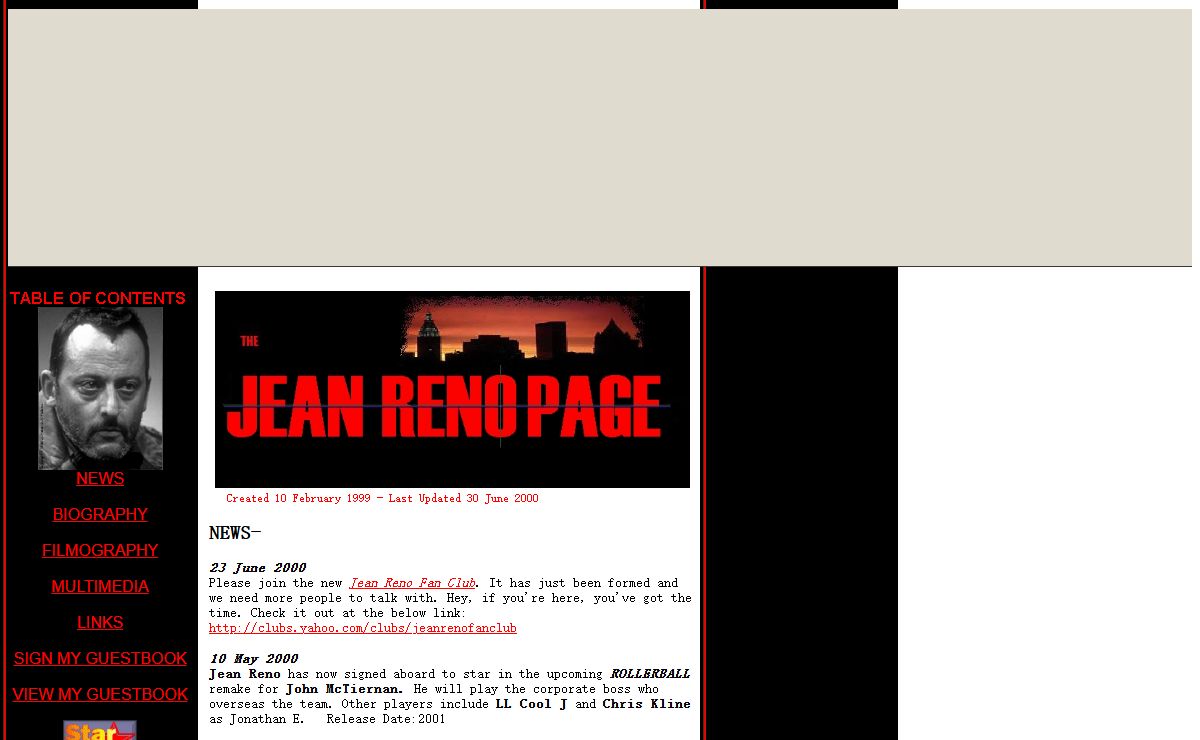 The Jean Reno Page