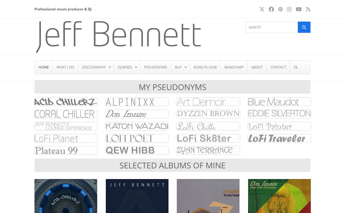 Jeff Bennett Official Website